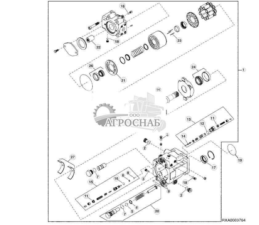 Hydraulic Pump, 75 cm?  4.5 Inch? 